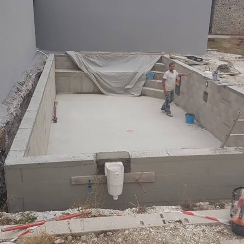 Construction d’une piscine