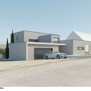 Nouvelle construction de maison sur pieux