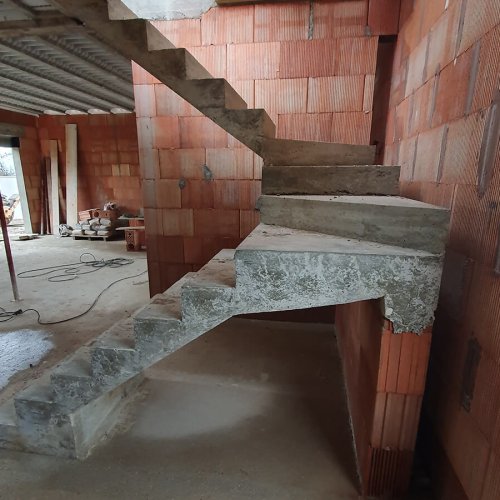 Escalier en béton armé