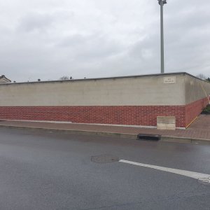 Rénovation du mur du cimetière de Saint Brice Courcelles