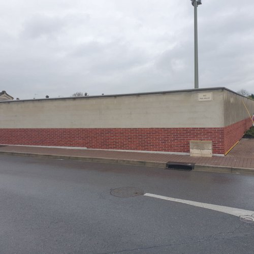 Rénovation du mur du cimetière de Saint Brice Courcelles