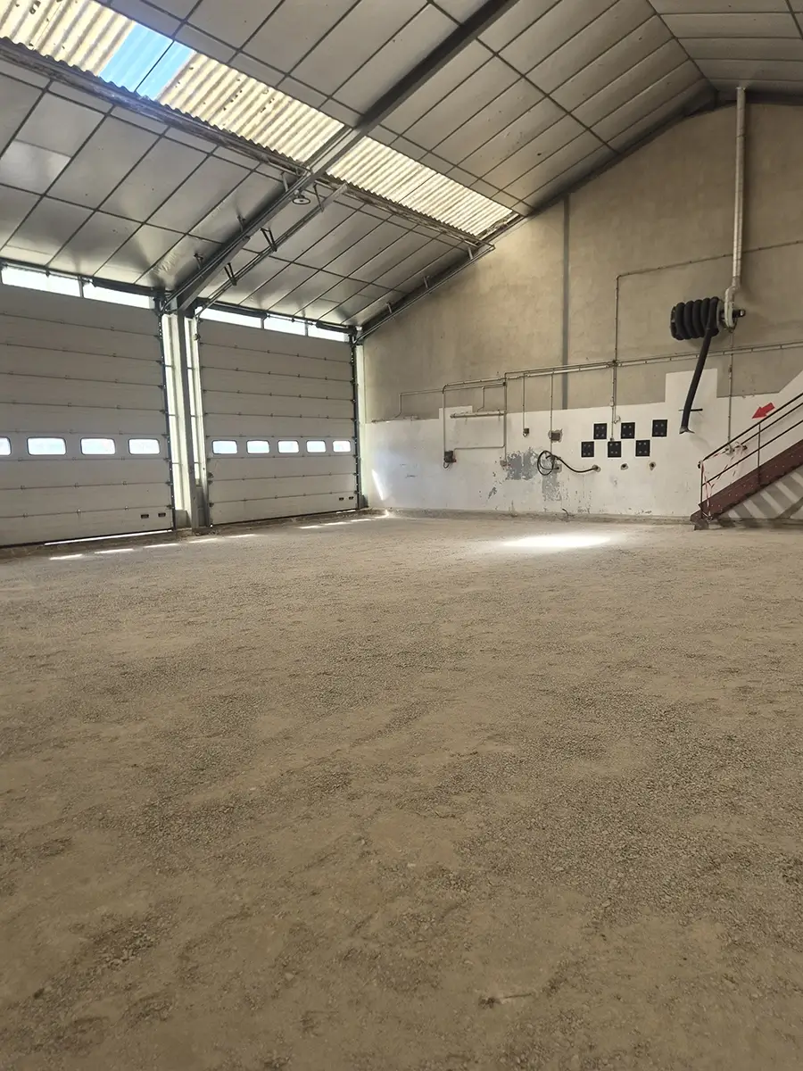 hangar dallage épaisseur 20 cm